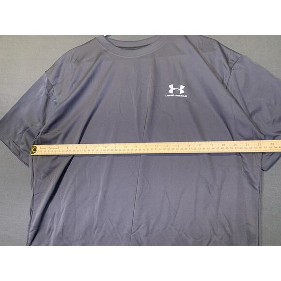 Under Armour Loose Fit Performance Apparel T-Shirt Gray Athleisure NWT 29x22 - Picture 9 of 9